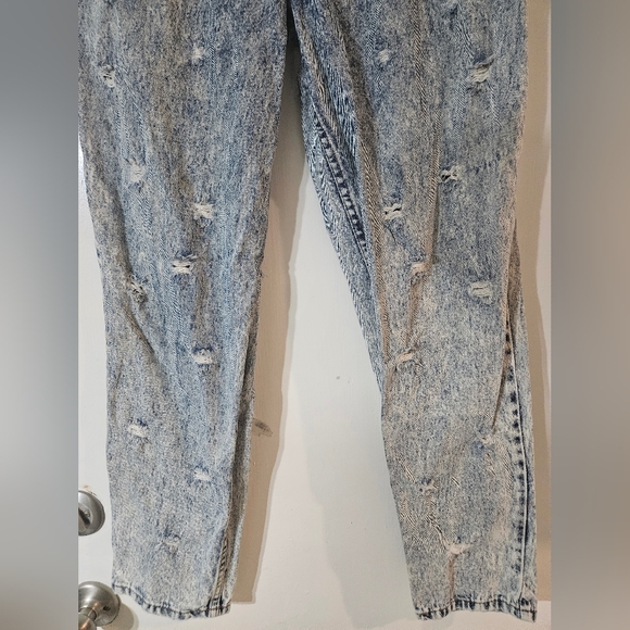 VTG 80s No Excuses Distressed Jeans Size 14 - Picture 3 of 8